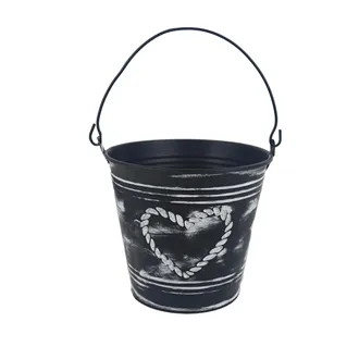 Metal planter bucket K3897/1