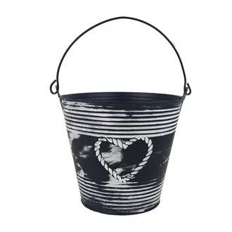 Metal planter bucket K3897/2