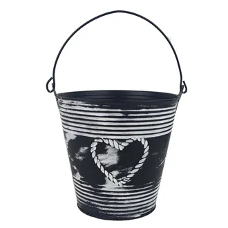 Metal planter bucket K3897/3