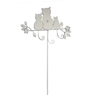 Cats on stick decoration K4035