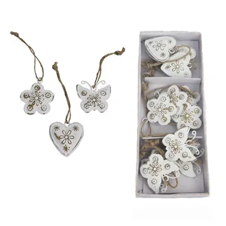 Spring decoration for hanging, 12 pcs K4108