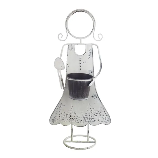 Flower stand girl K4125