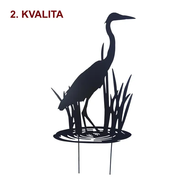 Crane decoration on stick 2nd quality K4249-19