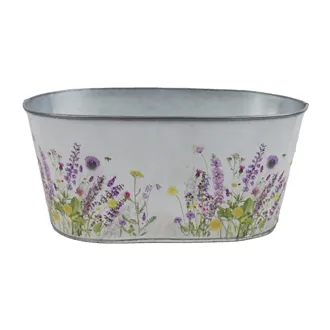 Metal oval flower pot K4280/2