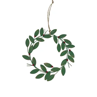 Metal decoration for hanging wreaths K4355