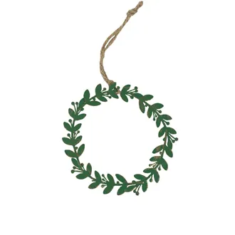 Metal decoration for hanging wreaths K4356