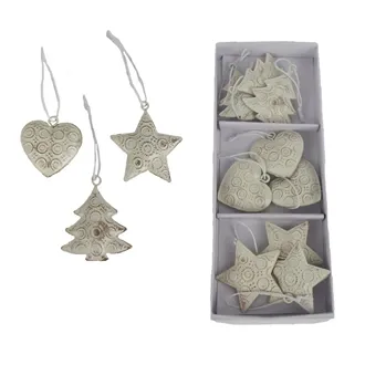 Christmas decorations for hanging, 9 pcs K4371