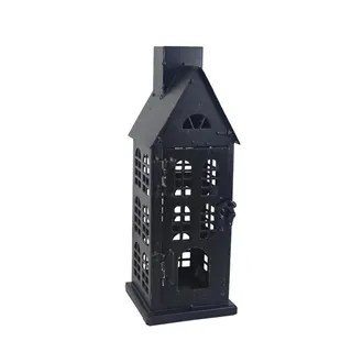 Decorative metal house candle holder mini K4444/A