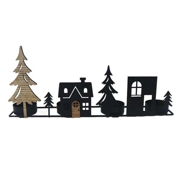 Advent candlestick village K4456