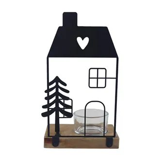 Decorative candle holder house K4532