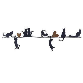 Hanging decoration with cats K4540