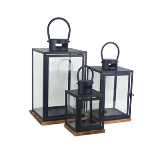Metal lantern, S/3 K4577