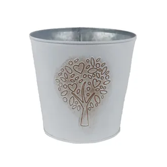 Tin flower pot K4589/3