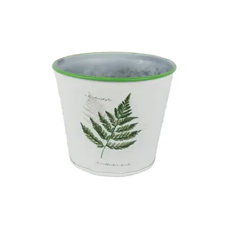 Tin flower pot K4591/1