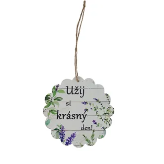 Lavender hanging sign K4611