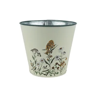 Tin flower pot K4681/2