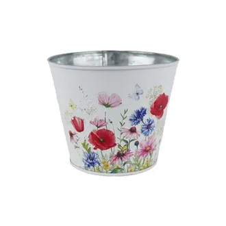 Tin flower pot K4688/1