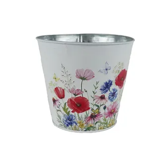 Tin flower pot K4688/2