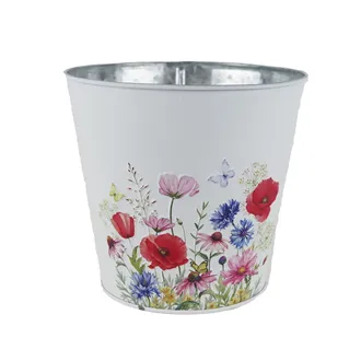 Tin flower pot K4688/3