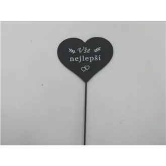 Flower pick Heart K4752