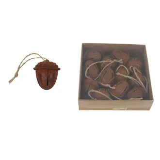 Decoration acorn 12 pcs K4821