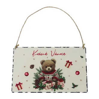 Hanging Christmas Sign K4863