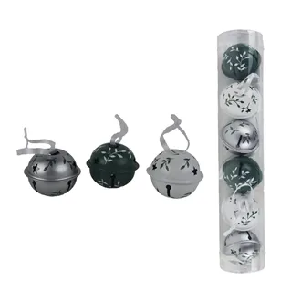 Hanging Jingle Bell S/6 K4874