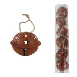 Hanging Jingle Bell S/6 K4889