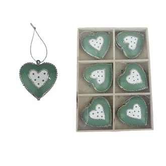 Hanging Heart 6 pcs K4944