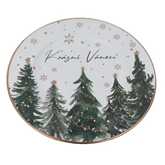 Christmas Decorative Tin Plate K4976
