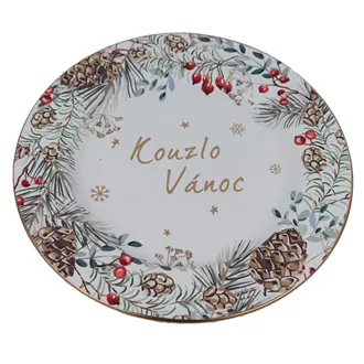 Christmas Decorative Tin Plate K4977