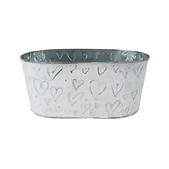 Oval Metal Flower Pot K5042/2