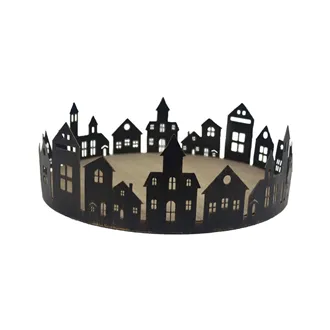 Decorative tray town K5069/1