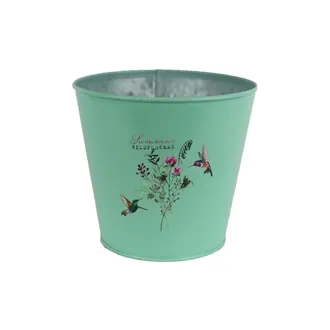 Tin flower pot K7072/2