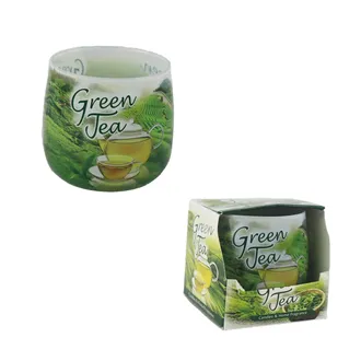 Scented Candle in Glass Green Tea, 100g