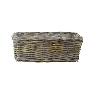 Natural rattan box cube M0073/1