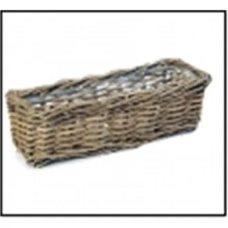 Natural rattan box cube M0073/3