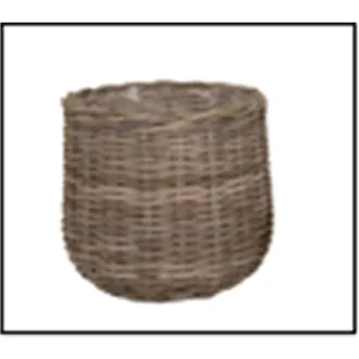 Wicker basket made of wicker M0075