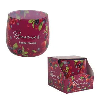 Scented candle in glass BERIES, 100g G