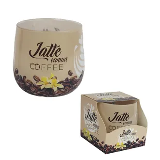 Scented candle in glass COFFEE LATTE 100g G