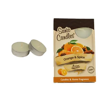 Tealight ORANGE & SPICE 6 Pcs. MSC-TL1027