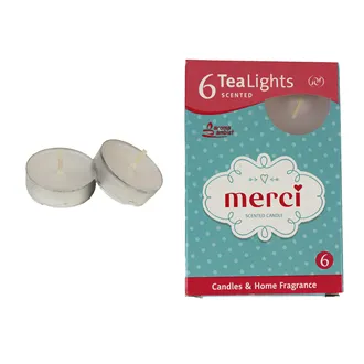 Tealight MERCI 6 Pcs. MSC-TL1035