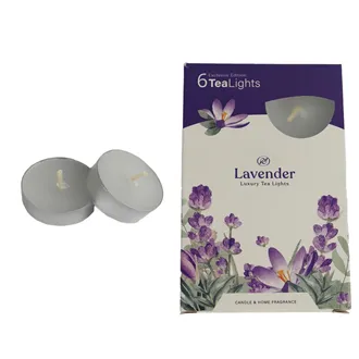 Tea candle LAVENDER 6 pcs