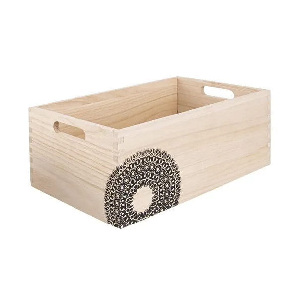 MANDALA wood crate O0008