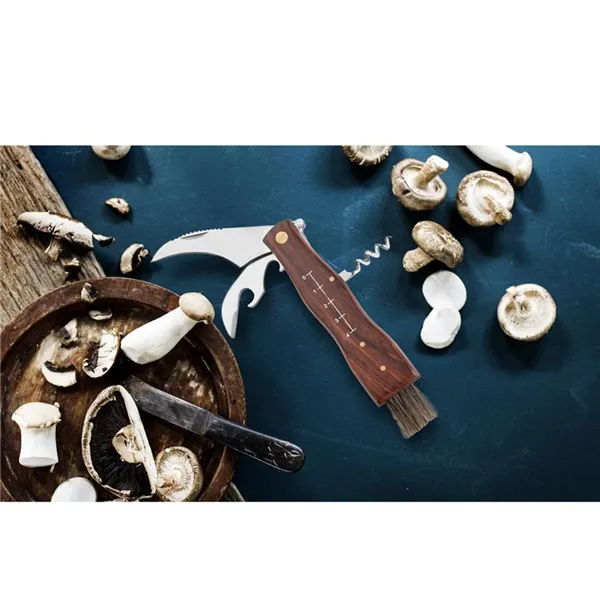 Knife + mushroom brush, bottle openers O0019