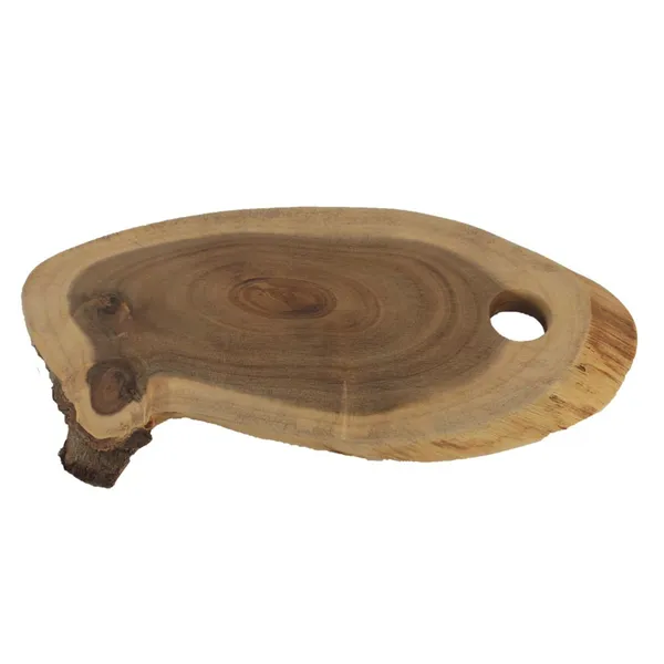 Breadboard acacia cutting / serving d.cca 34 cm O0039