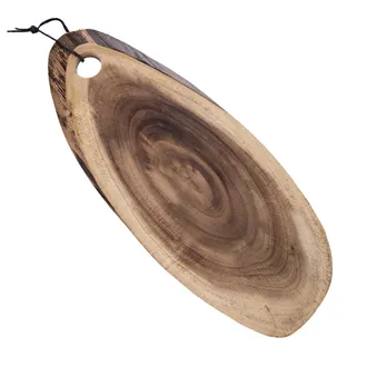 Breadboard acacia cutting / serving d.cca 44 cm O0040