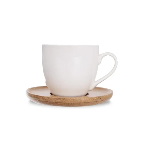 Cup and saucer WHITELINE, 6 pcs O0058