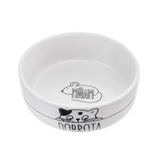 Ceramic bowl for cats O0189 