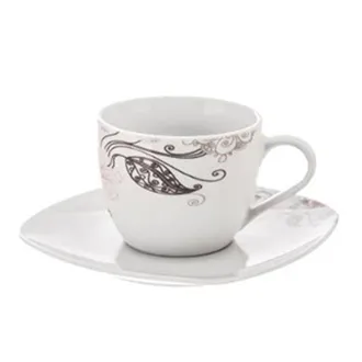 Cup + saucer porcelain RHAPSODY 12 pcs